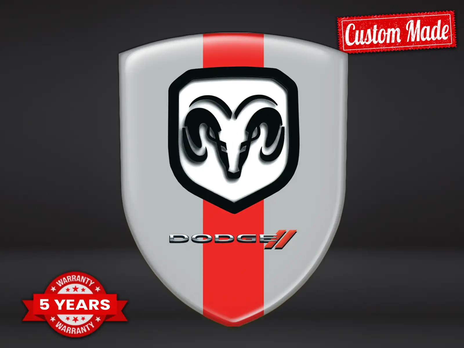 Dodge Stickers Pare-Chocs Max Durable Pro Style Moderne